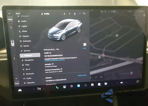 2024 Tesla Model X z USA, uszkodzony, nr VIN 7SAXCAE52RF436723